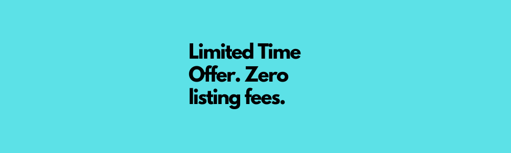Ltd Time Offer Zero Listing Fees